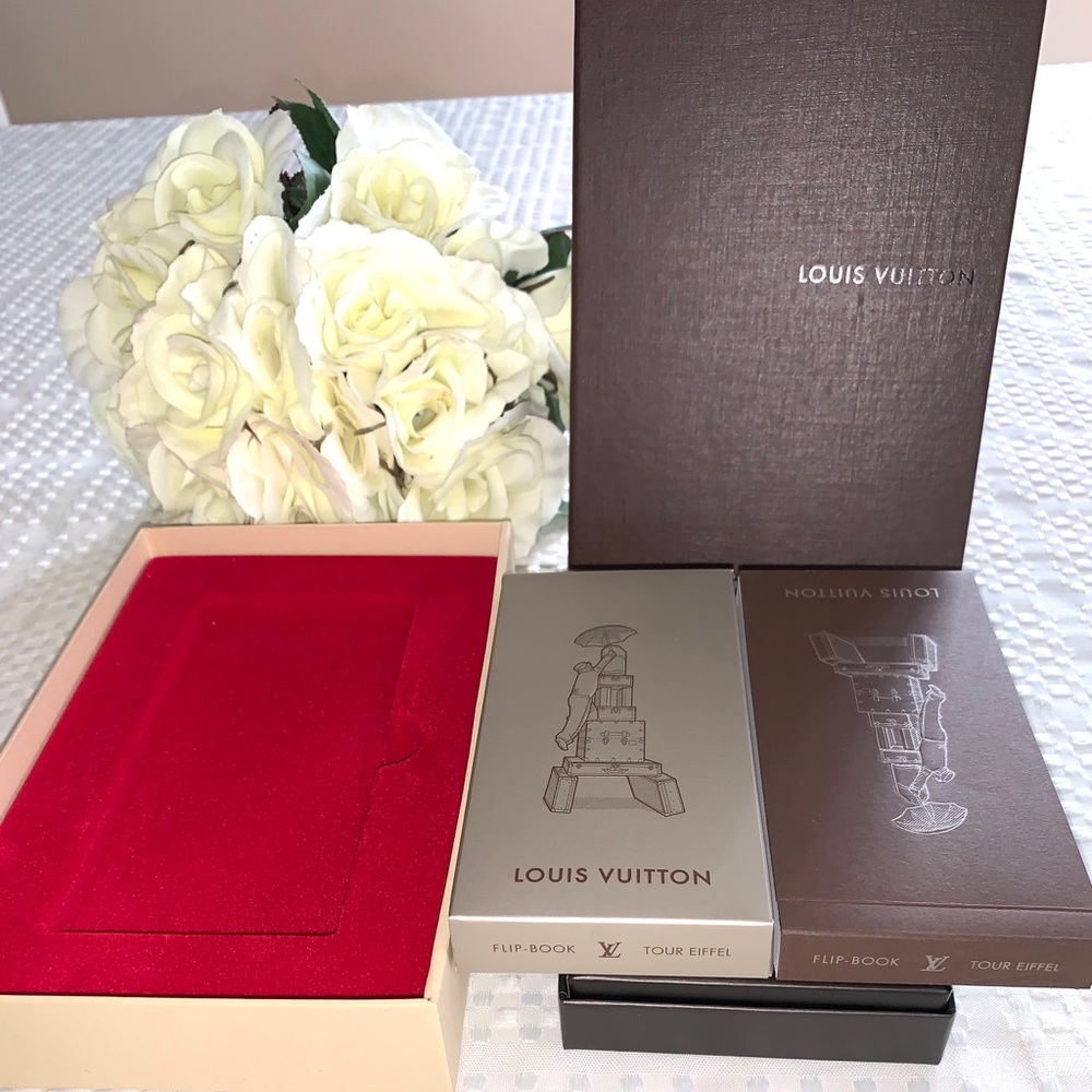 Authentic Eiffel Tower Louis Vuitton flip book